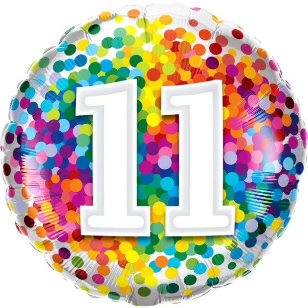 (image for) 11th Rainbow Confetti Foil