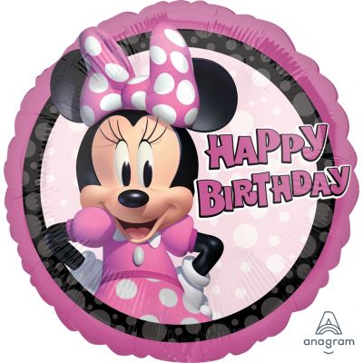 (image for) Minnie Mouse Birthday Foil - Click Image to Close