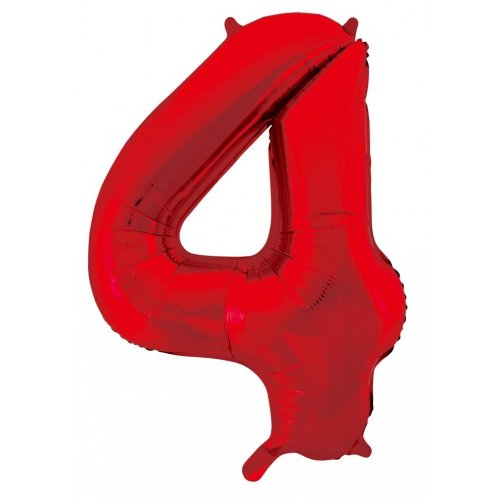 (image for) Number 4 Foil Supershape (Choice of Colours) - Click Image to Close