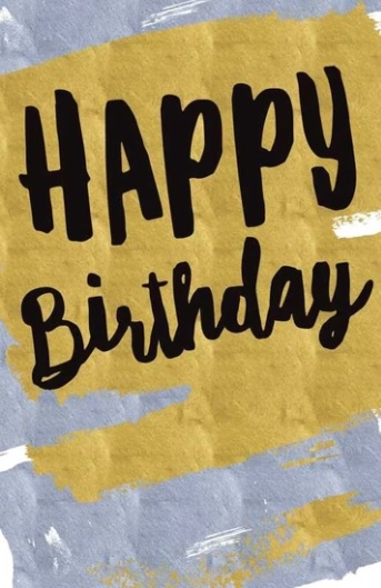 (image for) Happy Birthday Card (BRU32270)