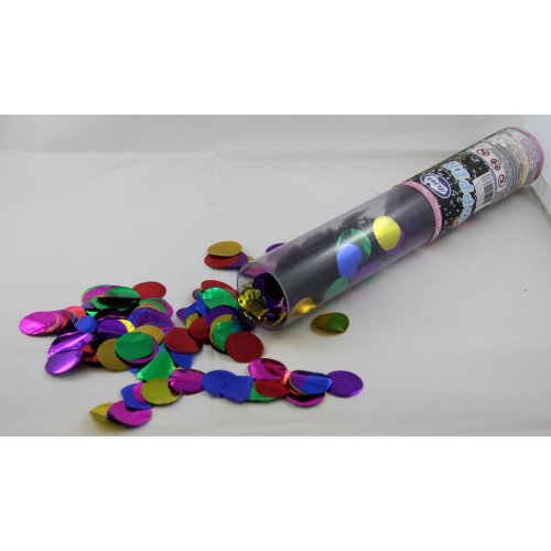 (image for) Multi Coloured Foil Confetti Press Popper