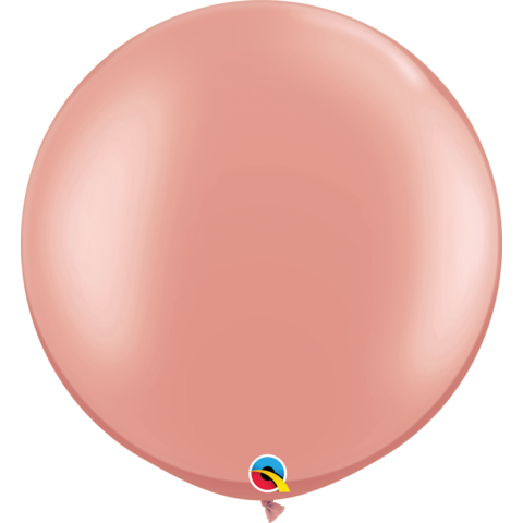 (image for) Round Latex ~ Metallic Rose Gold (Float time 48 hrs) - Click Image to Close