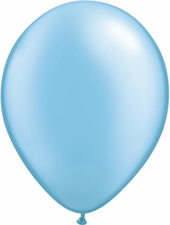 (image for) Pearl Azure Blue Latex Balloon (Float Time 3+ Days) - Click Image to Close