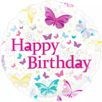 (image for) Birthday Butterflies Foil - Click Image to Close