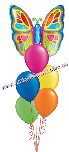 (image for) Butterfly Balloon Bouquet - Click Image to Close