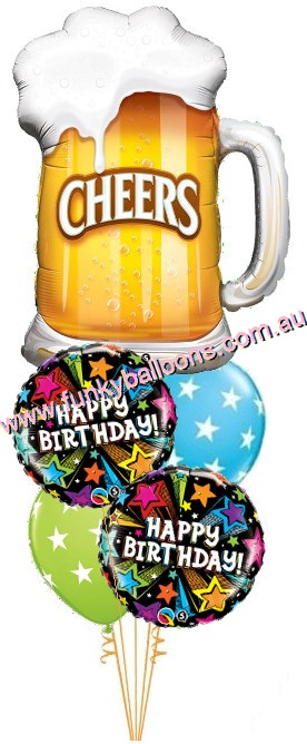(image for) Beers + Cheers Happy Birthday Bouquet