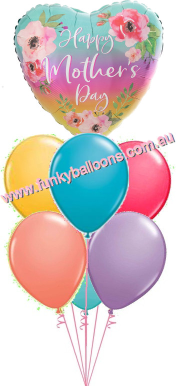 (image for) Colourful Flowers Mothers Day Bouquet