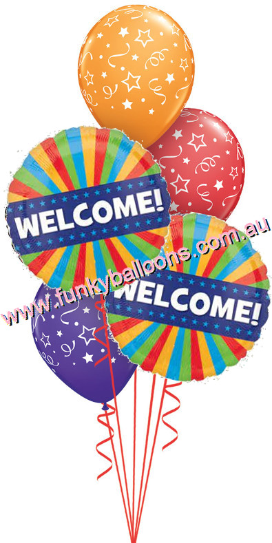 (image for) Colourful Welcome Bouquet - Click Image to Close