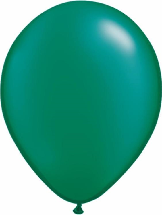 (image for) Pearl Emerald Green Latex Balloon (Float Time 3+ Days)