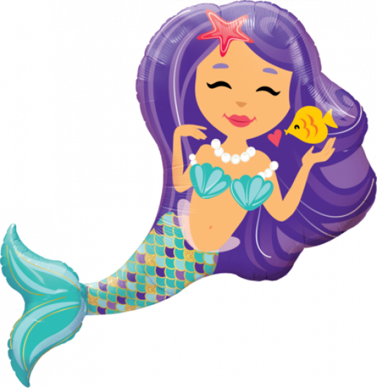 (image for) Enchanting Mermaid Supershape Foil - Click Image to Close