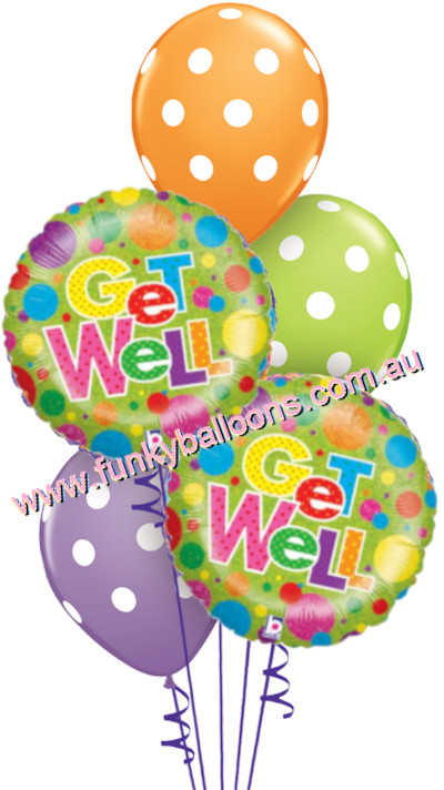 (image for) Get Well Dots Bouquet