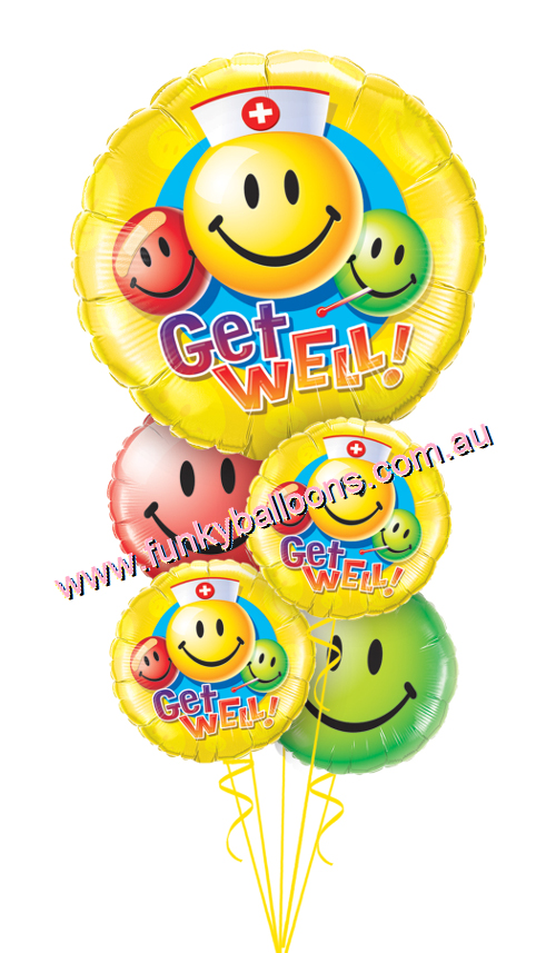 (image for) Get Well Smiley Face Bouquet