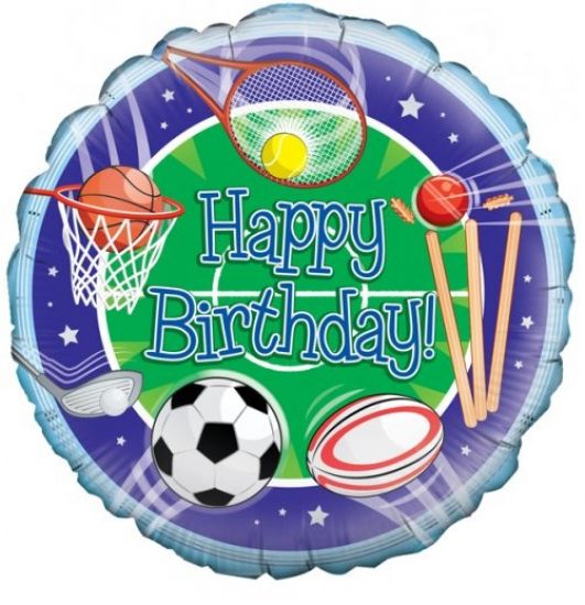 (image for) Birthday Sports Foil - Click Image to Close