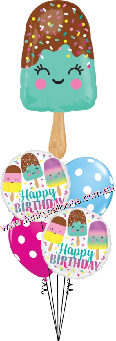 (image for) Ice Cream Bar Birthday Bouquet - Click Image to Close