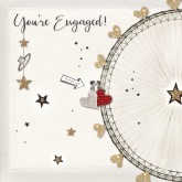 (image for) You're Engaged! Card (LUX017) - Click Image to Close