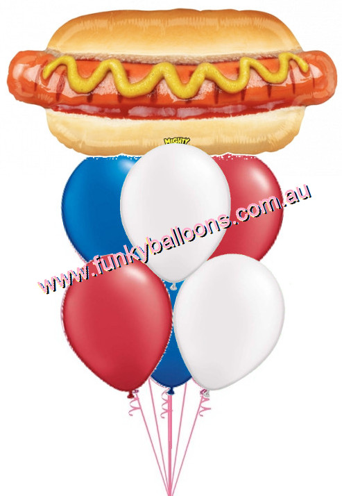 (image for) Mighty Hot Dog Bouquet - Click Image to Close