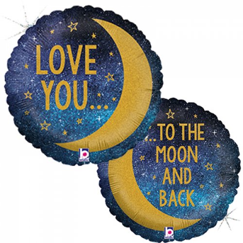 (image for) Love you to the Moon + Back Foil - Click Image to Close