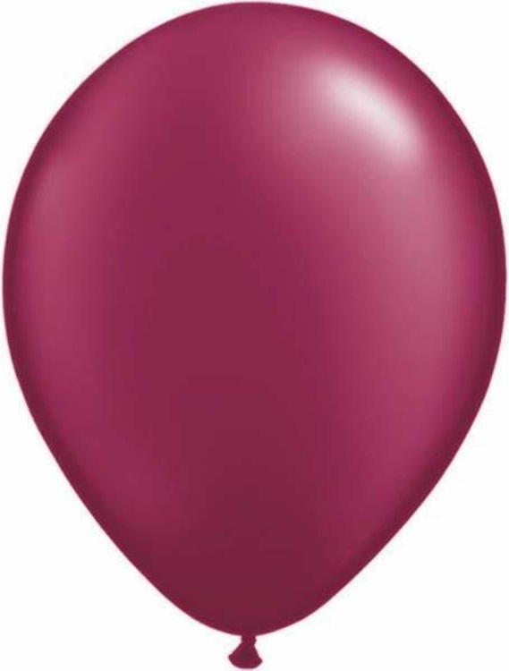 (image for) Pearl Burgundy Latex Balloon (Float Time 3+ Days) - Click Image to Close