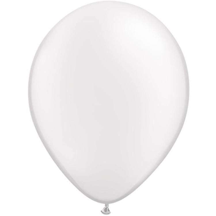 (image for) Pearl White Latex Balloon (Float Time 3+ Days)