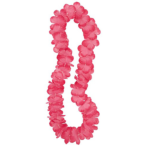 (image for) Hot Pink Luau Flower Lei - Click Image to Close