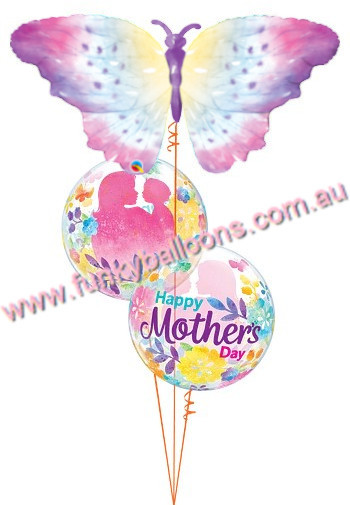 (image for) Rainbow Butterfly Mother's Day Bouquet - Click Image to Close