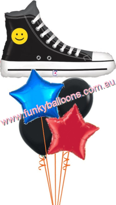 (image for) Retro Sneaker Shoe Balloon Bouquet