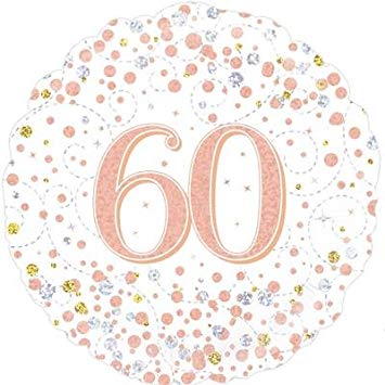 (image for) 60th Fizz Rose Gold Foil - Click Image to Close