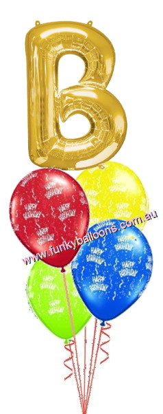 (image for) Big Single Letter Birthday (Choose Initial & Colour) - Click Image to Close