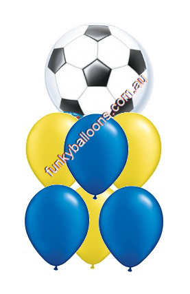 (image for) Soccer Balloon Bouquet - Choose your Team! - Click Image to Close