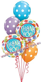 (image for) Thank You Polka Dots Bouquet - Click Image to Close