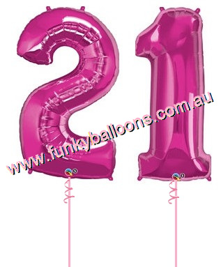 (image for) 21 Megaloon Numbers (Choice of Colours)