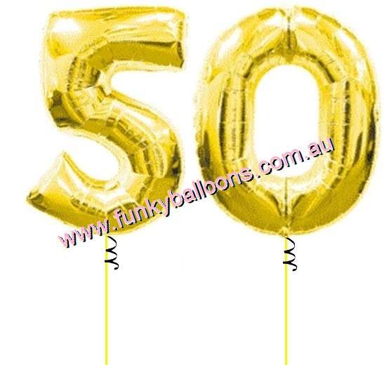 50 Megaloon Numbers (Gold)