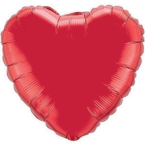90cm Red Heart Foil