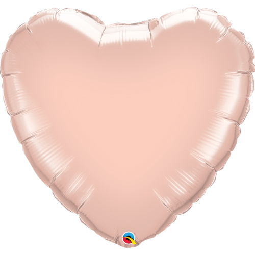 (image for) 90cm Rose Gold Heart Foil