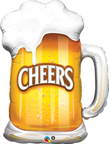 (image for) Cheers Beer Mug Supershape Foil