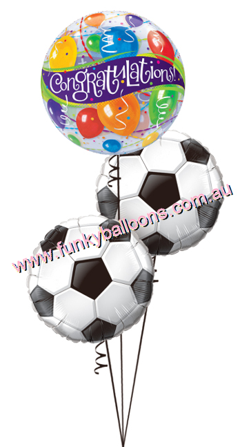 Congratulations Soccer Balls Bouquet