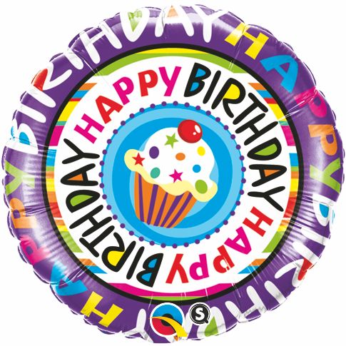 (image for) Cupcake Birthday Foil