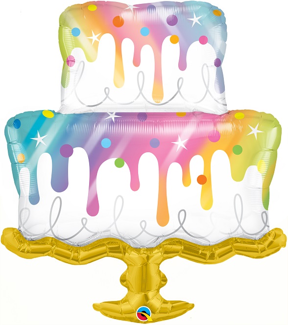 (image for) Drip Cake + Stand Supershape Foil