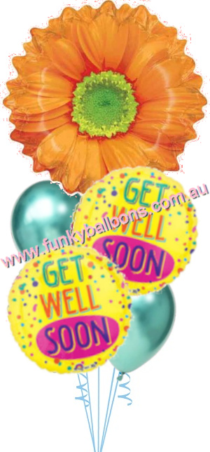 Get Well Colourful Blooms Bouquet