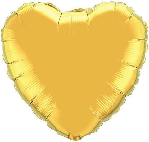 (image for) 90cm Gold Heart Foil