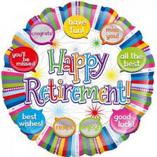 (image for) Happy Retirement Speech Bubbles Foil