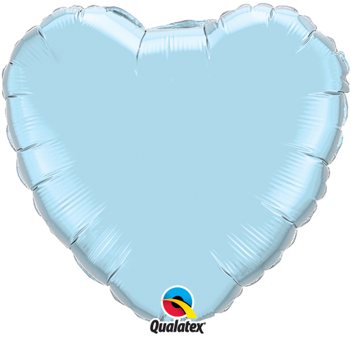 (image for) Light Blue Heart Foil - Click Image to Close