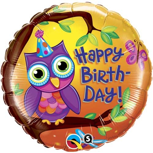 (image for) Birthday Owl Foil