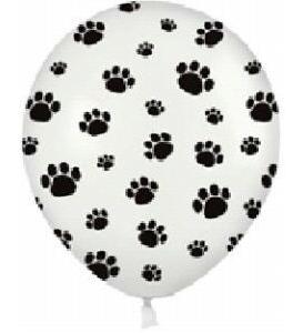 (image for) Paw Prints Latex Balloon (Float Time 3+ Days)