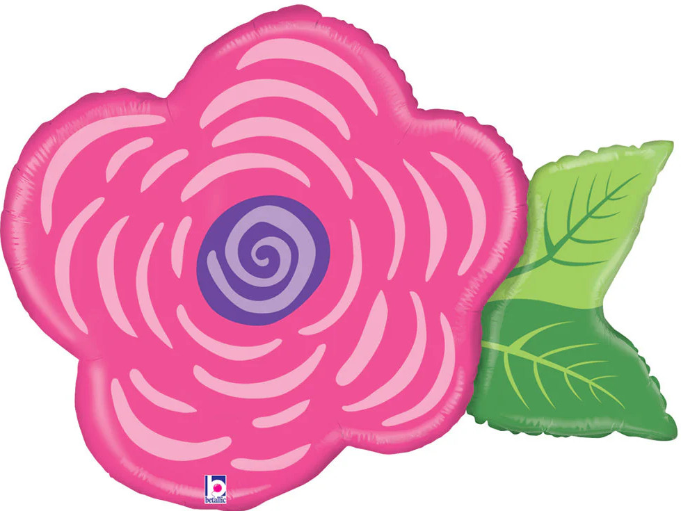 (image for) Pink Flower Supershape Foil