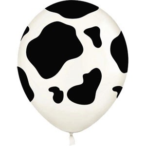 (image for) Cow Print Latex Balloon (Float Time 3+ Days)