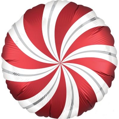 (image for) Satin Infused Candy Swirl - Red Sangria