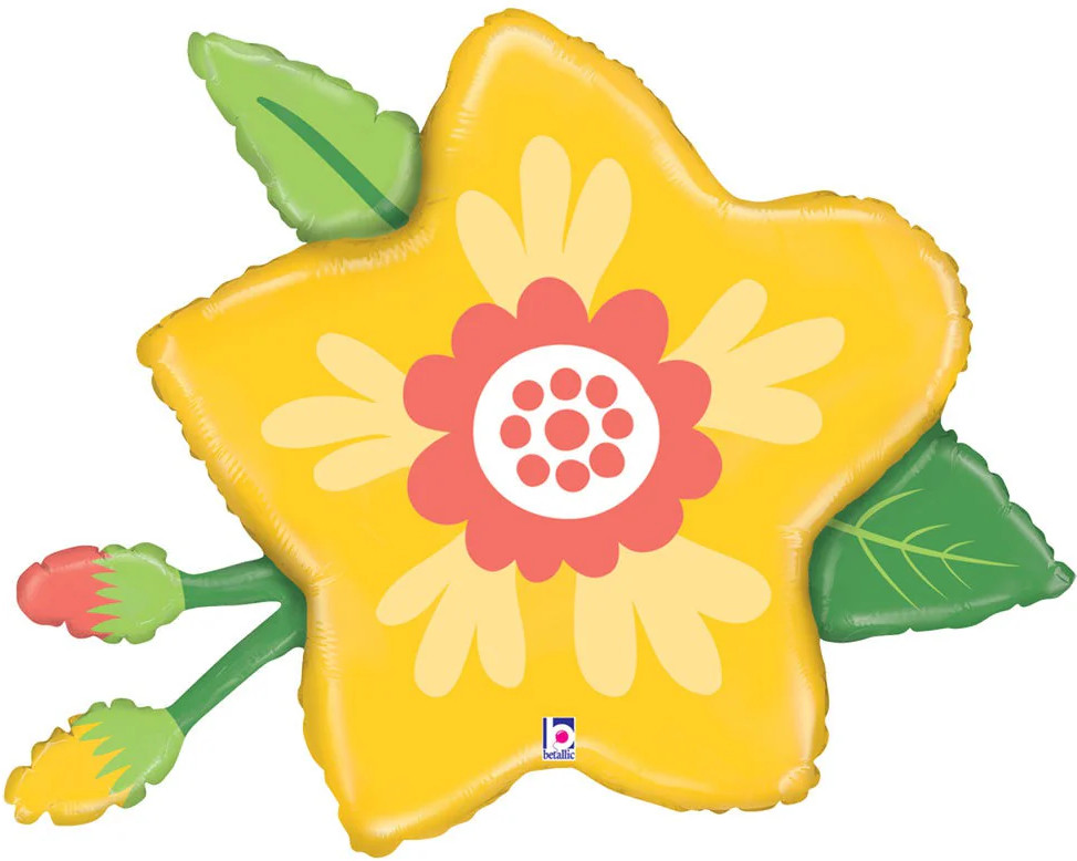 (image for) Yellow Flower Supershape Foil